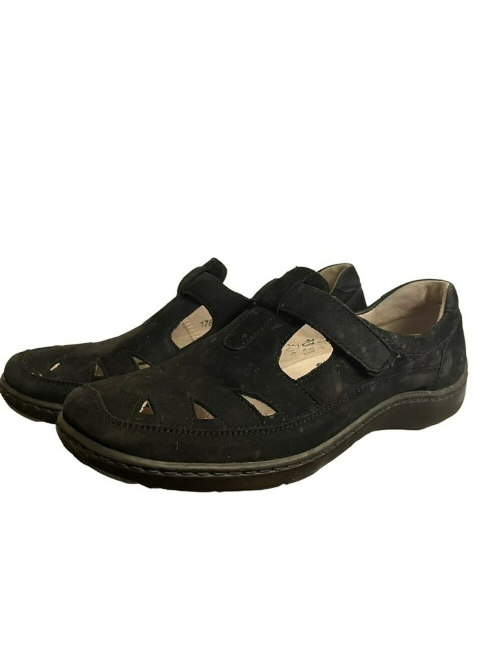 Waldlaufer Pro Aktiv Henni Ranger Walking Shoes US 6.5W/UK 4H Black Leather